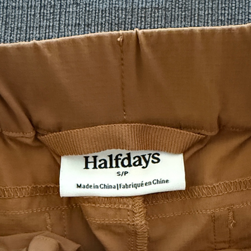 Halfdays Rosalie Trail Brown Belted Shorts - Picture 2 of 2